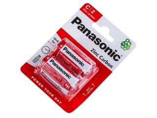 BATERIA CYNKOWO-WĘGLOWA PANASONIC 1,5V R14 - BLISTER 2 SZTUKI