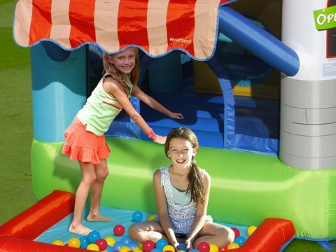 DMUCHANIEC HAPPYHOP ZAMEK DMUCHANY HAPPY STORE ZJEŻDŻALNIA TRAMPOLINA