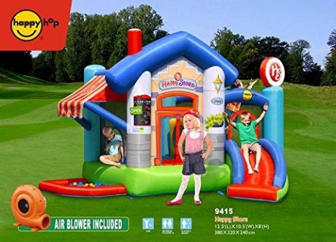 DMUCHANIEC HAPPYHOP ZAMEK DMUCHANY HAPPY STORE ZJEŻDŻALNIA TRAMPOLINA