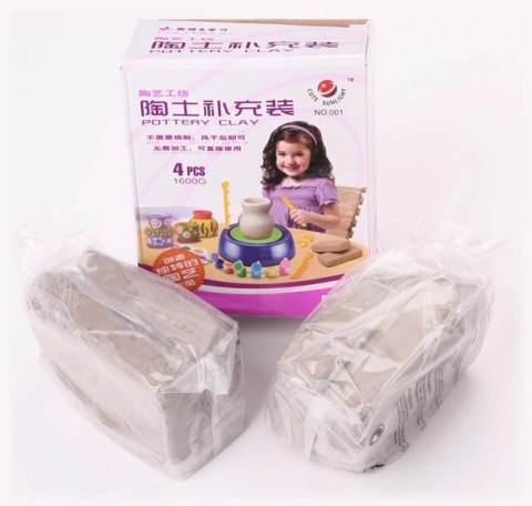 GLINA GARNCARSKA - ZESTAW UZUPEŁNIAJĄCY 1,5 KG ZAPAS GLINA GARNCARSKA - ZESTAW UZUPEŁNIAJĄCY 1,5 KG ZAPAS