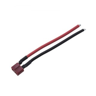 GNIAZDO DEAN Z PRZEWODEM 14AWG 10CM (CZERWONY + CZARNY)