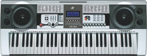 KEYBOARD MK-922 - DUŻY WYŚWIETLACZ LCD, 61 KLAWISZY
