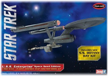 MODEL PLASTIKOWY DO SKLEJANIA POLAR LIGHTS (USA) - STAR TREK TOS USS ENTERPRISE SPACE SEED