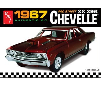 MODEL PLASTIKOWY - SAMOCHÓD 1967 CHEVY CHEVELLE PRO STREET - AMT MODEL PLASTIKOWY - SAMOCHÓD 1967 CHEVY CHEVELLE PRO STREET - AMT