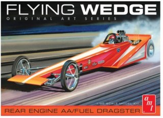MODEL PLASTIKOWY - SAMOCHÓD FLYING WEDGE DRAGSTER 1:25 - ORIGINAL ART SERIES - AMT