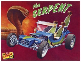 MODEL PLASTIKOWY - SAMOCHÓD SERPENT SHOW ROD 1:16 - LINDBERG