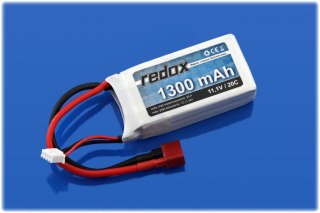 PAKIET AKUMULATOR REDOX LIPO 11,1V 1300MAH 20C