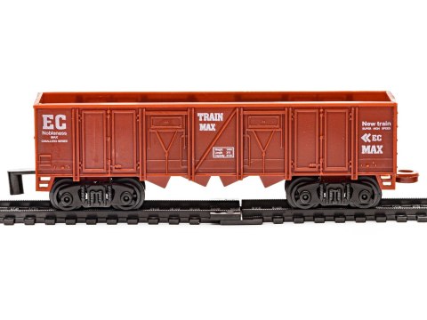 REALISTYCZNA KOLEJKA RAIL KING - PAROWÓZ + 3 WAGONY