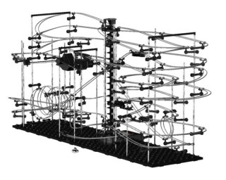 SPACERAIL TOR DLA KULEK - LEVEL 5 (32 METRY) KULKOWY ROLLERCOASTER