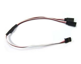 Y - KABEL ROZGAŁĘZIACZ 45 CM (FUTABA) - 0,13MM2 26AWG - PŁASKI - MSP