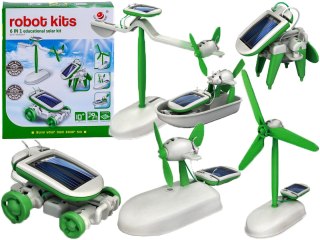 ZABAWKA SOLARNA ROBOTY 6W1 EDUKACYJNY ZESTAW