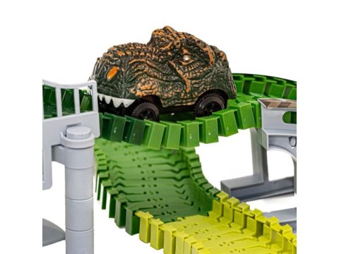 DUŻY TOR SAMOCHODOWY WYŚCIGOWY - PARK DINOZAURÓW 240 EL