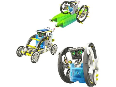 EDUKACYJNY ZESTAW SOLARNY ROBOT 13W1 - PIES, ŁÓDKA ITP