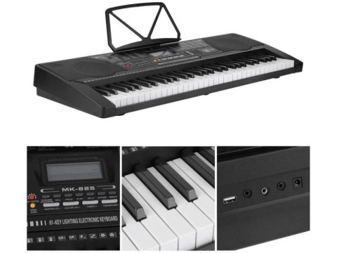 KEYBOARD MK-825 - ORGANY Z FUNKCJĄ NAUKI GRY