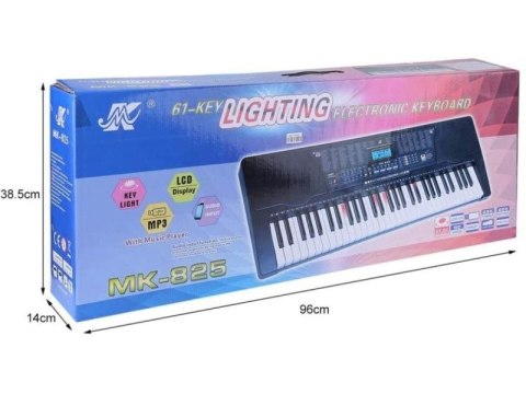KEYBOARD MK-825 - ORGANY Z FUNKCJĄ NAUKI GRY