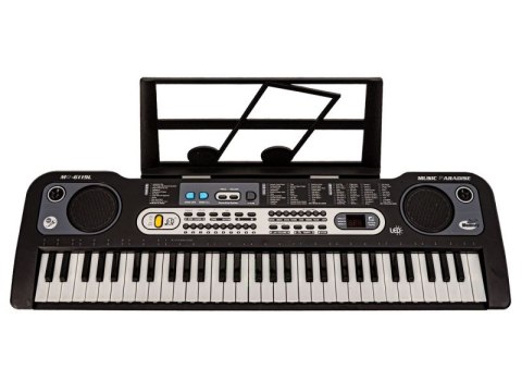 KEYBOARD MQ-6119L ORGANKI, 61 KLAWISZY, MIKROFON, NAUKA GRY