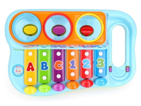 ORGANKI, CYMBAŁKI, PIANINKO, ZABAWKA EDUKACYJNA + PIŁECZKI