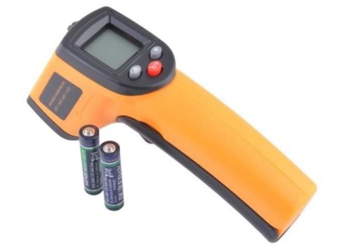 PIROMETR - TERMOMETR LASEROWY OD-50 DO 530°C BENETECH POMARAŃCZOWY