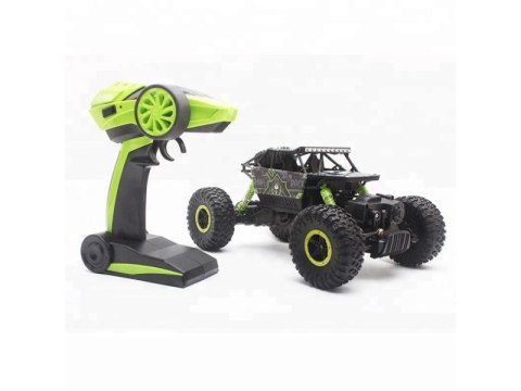 SAMOCHÓD RC ROCK CRAWLER 2.4GHZ 1:18 ZIELONY
