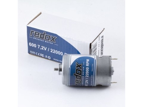 SILNIK SZCZOTKOWY REDOX 600 7,2V 22000RPM SILNIK SZCZOTKOWY REDOX 600 7,2V 22000RPM