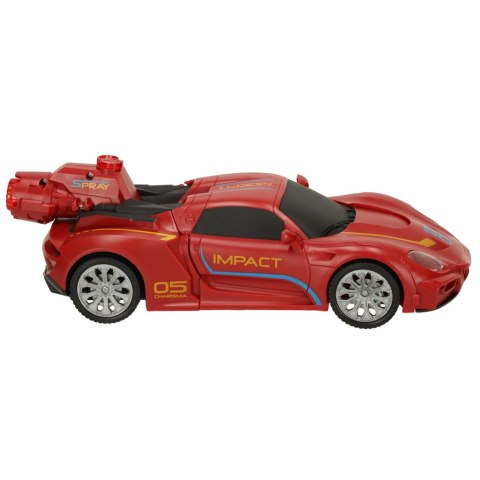 Robot zdalnie sterowany RC REVOLT Auto Sportowe 2w1 Przekształca się w Robota 2.4GHz Para LED Dźwięk
