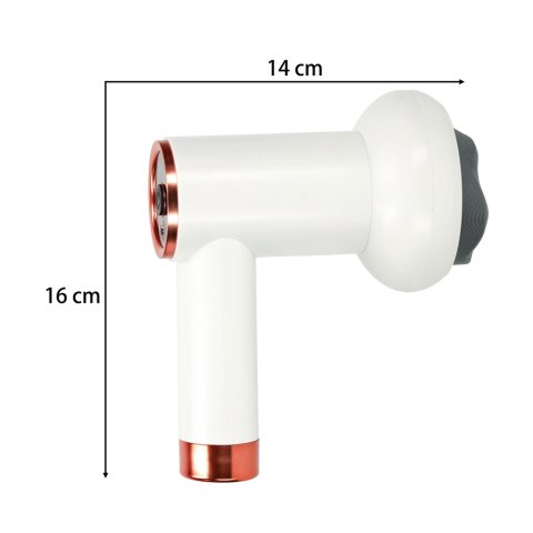 Pistolet do masażu masażer do pleców ciała pleców ujędrniający antycellulitowy bezprzewodowy wyszczuplający 5w1