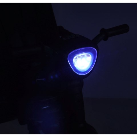 Rowerek trójkołowy TRIKE FIX Elite 2w1 z daszkiem obracany regulowany spacerówka prowadnik pasy zielony