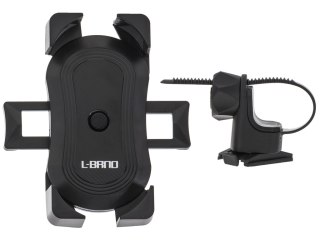 Uchwyt rowerowy motocyklowy na telefon czarny C51 stabilny