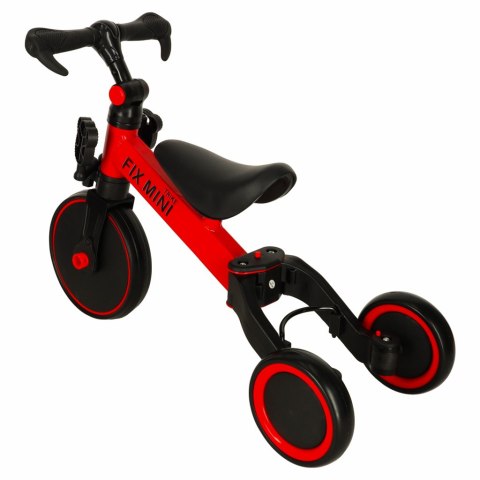 Rowerek Trike Fix Mini biegowy trójkołowy 3w1 z pedałami czerwony Rowerek Trike Fix Mini biegowy trójkołowy 3w1 z pedałami czerwony