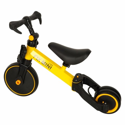 Rowerek Trike Fix Mini biegowy trójkołowy 3w1 z pedałami żółty Rowerek Trike Fix Mini biegowy trójkołowy 3w1 z pedałami żółty