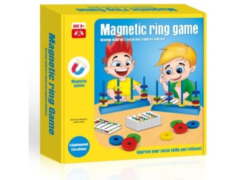 GRA LOGICZNA, ZRĘCZNOŚCIOWA - MAGNETYCZNE OBRĘCZE
