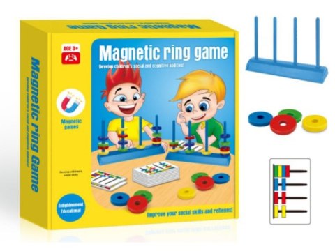 GRA LOGICZNA, ZRĘCZNOŚCIOWA - MAGNETYCZNE OBRĘCZE