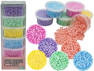 KORALIKI DO PRASOWANIA 3000SZT, PRASOWANKI, DO PRASOWANEK, 6 KOLORÓW, ZAPAS PASTELOWE KOLORY MIX