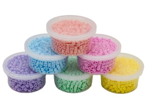 KORALIKI DO PRASOWANIA 3000SZT, PRASOWANKI, DO PRASOWANEK, 6 KOLORÓW, ZAPAS PASTELOWE KOLORY MIX