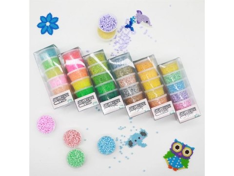 KORALIKI DO PRASOWANIA 3000SZT, PRASOWANKI, DO PRASOWANEK, 6 KOLORÓW, ZAPAS PASTELOWE KOLORY MIX