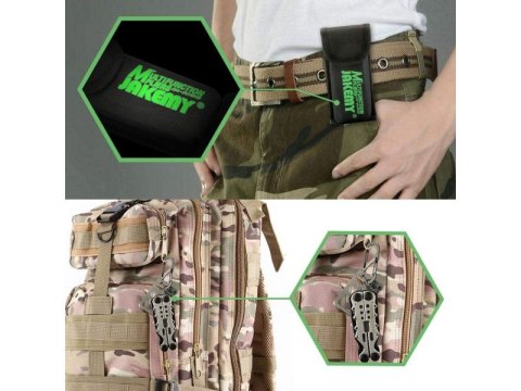 NARZĘDZIE WIELOFUNKCYJNE JAKEMY MULTITOOL 10W1 - KOMBINERKI, NÓŻ, PIŁA, KARTA PRZEŻYCIA