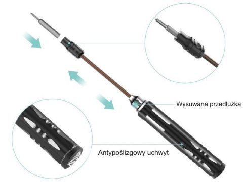 PROFESJONALNY ZESTAW NARZĘDZI PRECYZYJNYCH BEST 25W1
