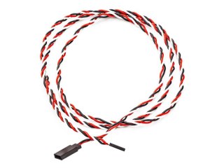 PRZEDŁUŻACZ SERWA 120 CM FUTABA - 0,33MM2 22AWG - SKRĘCONY - MSP