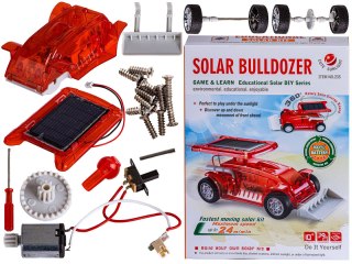 ZABAWKA SOLARNA - BULDOŻER - ZESTAW DO SAMODZIELNEGO ZŁOŻENIA