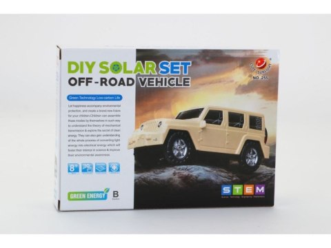 ZABAWKA SOLARNA SAMOCHÓD AUTO OFF ROAD - ZESTAW DO SAMODZIELNEGO ZŁOŻENIA