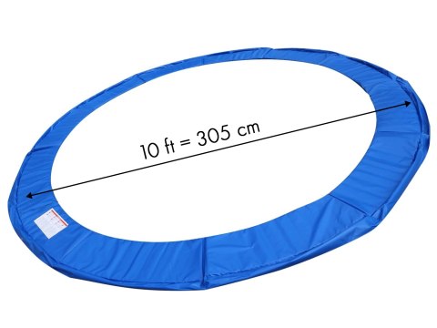 Osłona sprężyn do trampoliny 10 ft miękka mata zabezpieczająca 305-312 cm niebieska Osłona sprężyn do trampoliny 10 ft miękka mata zabezpieczająca 305-312 cm niebieska