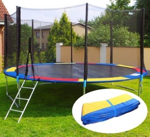 Osłona sprężyn do trampoliny 12 ft miękka mata ochronna 366-374 cm kolorowa Osłona sprężyn do trampoliny 12 ft miękka mata ochronna 366-374 cm kolorowa