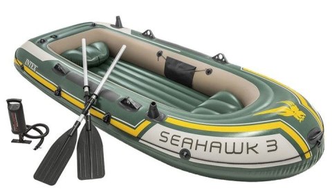 Ponton seahawk 3 os pompka + 2 wiosła Intex 68380 Ponton seahawk 3 os pompka + 2 wiosła Intex 68380