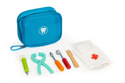 Zestaw dentysty torba z 7 akcesoriami dla dzieci ECOTOYS Zestaw dentysty torba z 7 akcesoriami dla dzieci ECOTOYS
