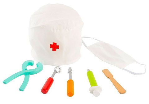 Zestaw dentysty torba z 7 akcesoriami dla dzieci ECOTOYS Zestaw dentysty torba z 7 akcesoriami dla dzieci ECOTOYS