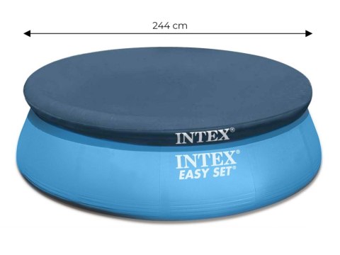 Pokrywa na basen 244 cm mata plandeka INTEX 28020 Pokrywa na basen 244 cm mata plandeka INTEX 28020
