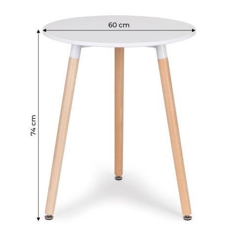 Stolik nowoczesny drewniany do salonu kuchni 60cm Stolik nowoczesny drewniany do salonu kuchni 60cm