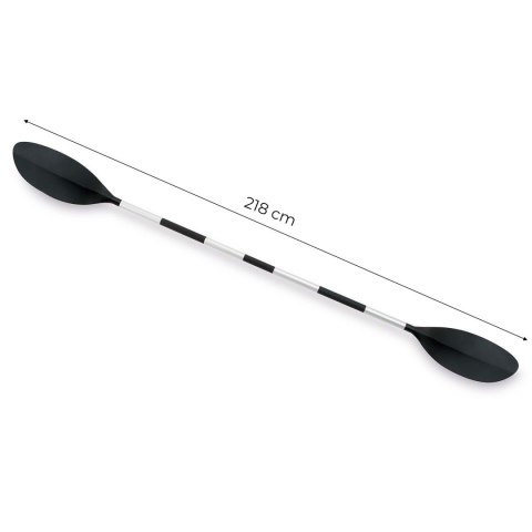 Wiosło do pontonu aluminiowe do kajaku dwupiórowe 218 cm INTEX 69629 Wiosło do pontonu aluminiowe do kajaku dwupiórowe 218 cm INTEX 69629