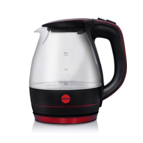 Czajnik bezprzewodowy ELDOM C400 2000W czerwony 1,5 L Czajnik bezprzewodowy ELDOM C400 2000W czerwony 1,5 L