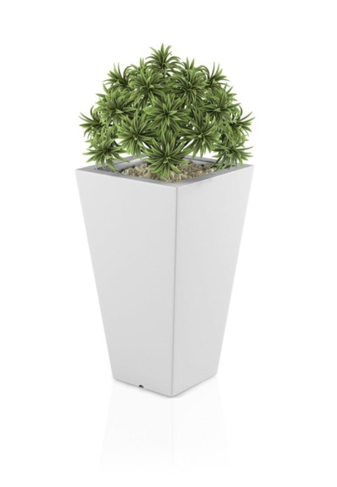 Designerska donica MONUMO SLIM LINE S Biała Designerska donica MONUMO SLIM LINE S Biała